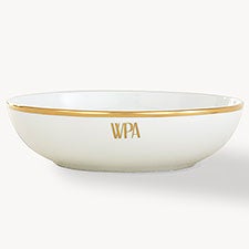 Pickard Signature Gold Monogrammed Soup Bowl - 23705D