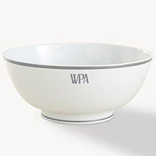 Pickard Signature Platinum Monogrammed Vegetable Bowl - 23718D