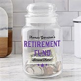 Personalized Retirement Fund Money Jar - 23747