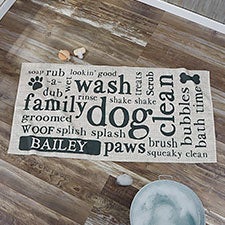 Happy Dog Personalized Dog Towel - 23763