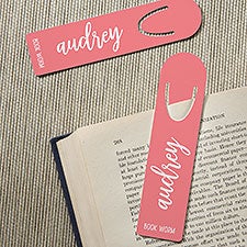 Oval Engravable Bookmark wit Black Tassel