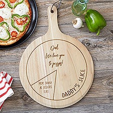 We Love You to Pizzas Personalized Pizza Board Gift Set - 23802