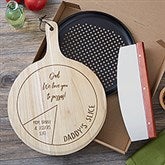 We Love You to Pizzas Personalized Pizza Board Gift Set - 23802
