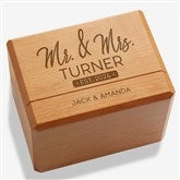 Personalized Recipe Box - Stamped Elegance - 23811