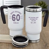 Modern Birthday Personalized 14 oz Travel Mug - 23830