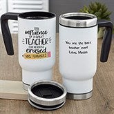 The Influence of a Great Teacher Personalized Travel Mug - 23831