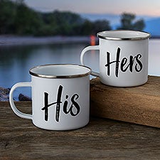 His and Hers Personalized Camping Mugs - 23849