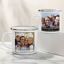 Photo Message For Family Personalized Enamel Camp Mug - 23851