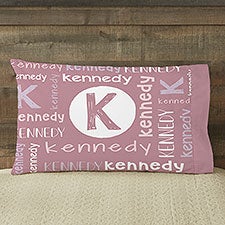 Girls Name Personalized Pillowcase With Name - 23874