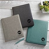 Modern Initials Personalized Full Pad Portfolio - 23947