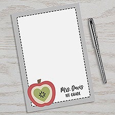 Teacher Icon Apple Personalized Notepad - 23952