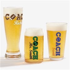 Personalized Coach Beer Glasses - 24016