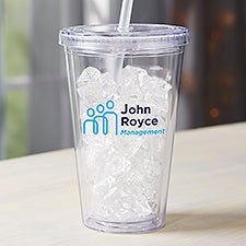Personalized Logo Acrylic Insulated Tumbler - 24052