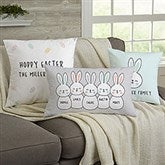 Bunny Family Personalized Throw Pillows - 24126