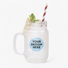Personalized Frosted Mason Jar  - 24136