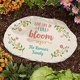 Floral Garden Personalized Garden Stepping Stone - 24158