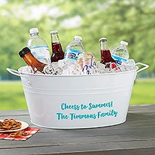 Personalized Beverage Tub - Family Name - 24165