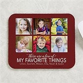 My Favorite Things Personalized Photo Mouse Pad - 24167