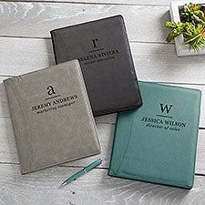 Initial Monogram Personalized Full Pad Portfolio - 24168