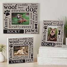 Happy Dog Personalized Dog Picture Frames - 24231