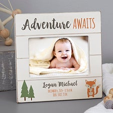 Personalized Baby Picture Frames - Woodland Baby - 24259