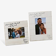 And So Together They Built a Life They Loved Personalized Picture Frame - 24261