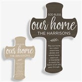 God Bless Our Home Personalized Wall Cross - 24290