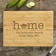 Veterans United Personalized State Bamboo Cutting Board - 24303