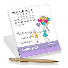 Personalized Desk Calendar by philoSophies - 24326