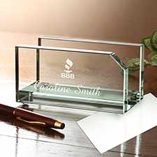 Better Business Bureau Glass Card Holder - 24331