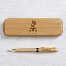 Better Business Bureau Alderwood Pen Set - 24340