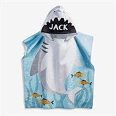 Shark Personalized Kids Poncho Towel for Beach  Pool - 24391