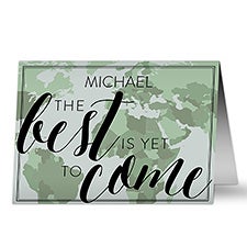 The Best is Yet to Come Personalized Graduation Greeting Card - 24402