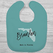 State Pride Personalized Baby Bibs - 24408