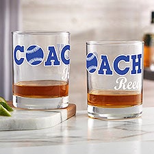 Personalized Coach Whiskey Glasses - 24470