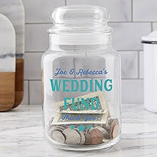 Personalized Wedding Fund Money Jar - 24539