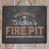 Welcome To... Personalized Outdoor Slate Sign - 24554