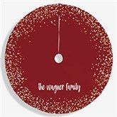 Sparkling Name Personalized Christmas Tree Skirt - 24576