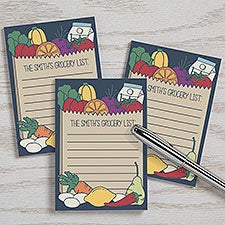 Market Shopping List Personalized Mini Notepads - Set of 3 - 24610