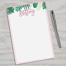 Palm Leaves Personalized Notepads - 24613