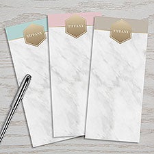 Marble Personalized Magnetic Notepads - Set of 3 - 24619