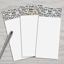 Around the World Hello Personalized Magnetic Notepads - Set of 3 - 24621
