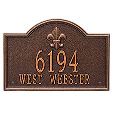 Bayou Vista Personalized Aluminum Address Plaques - 24633