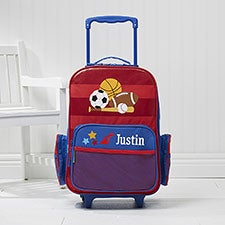 Sports Embroidered Rolling Luggage by Stephen Joseph - 24660