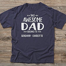 This Awesome Dad Belongs To Personalized Clothes - 24708