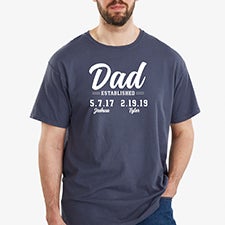 Personalized Dad Established Clothes - 24709