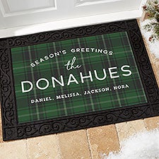 Personalized Christmas Doormats - Woodsy Winterland - 24841