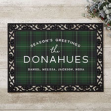 Personalized Christmas Doormats - Woodsy Winterland - 24841