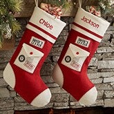 Santa's Letter Personalized Christmas Stocking - 24881