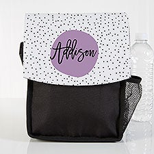 Personalized Lunch Bag - Modern Polka Dot - 24907